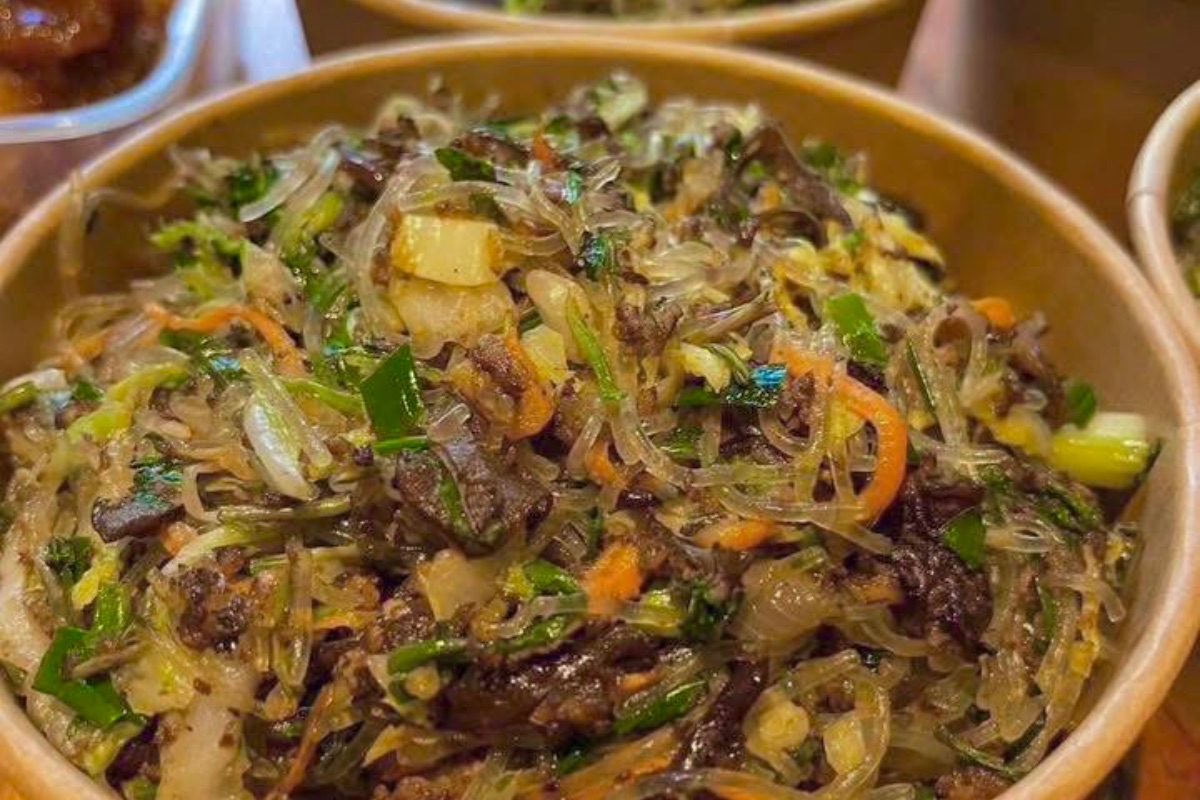 Miến xào chim câu
