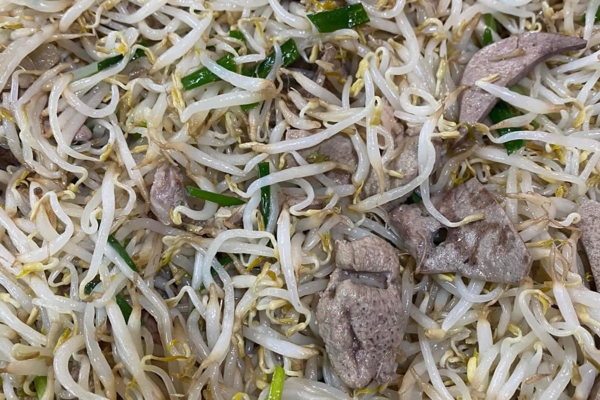 Giá đỗ xào gan